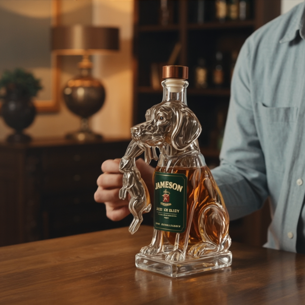 Bouteille de Whiskey - Édition Chien