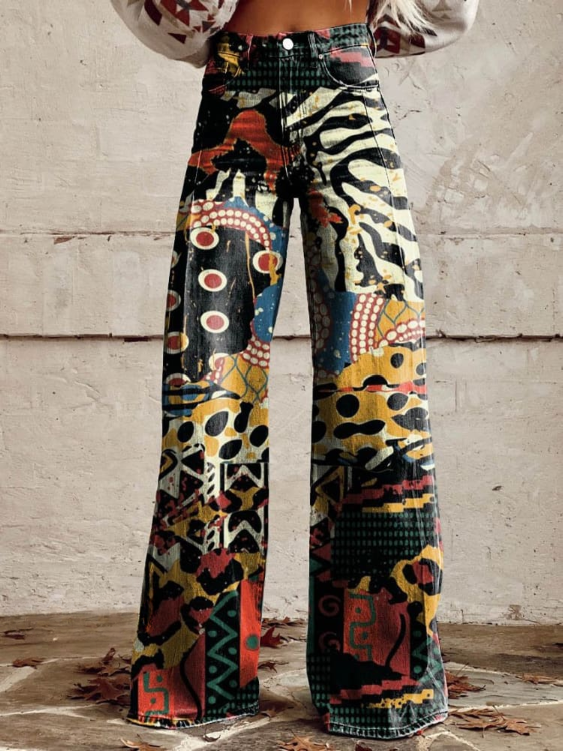 Élodie - Elegant Wide Trousers