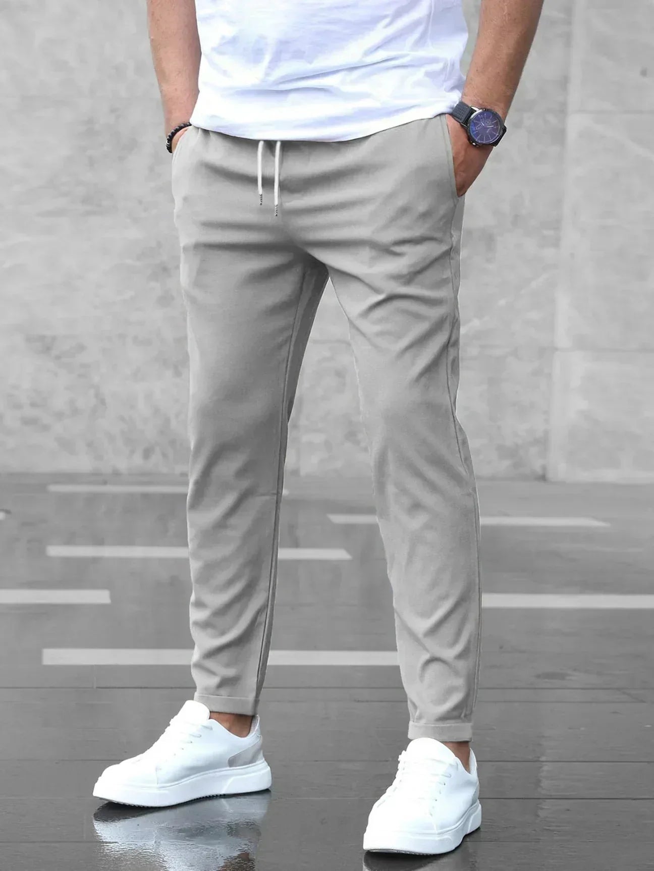 Gino | Pantalons Élastiques Élégants – Confort et Style Haut de Gamme