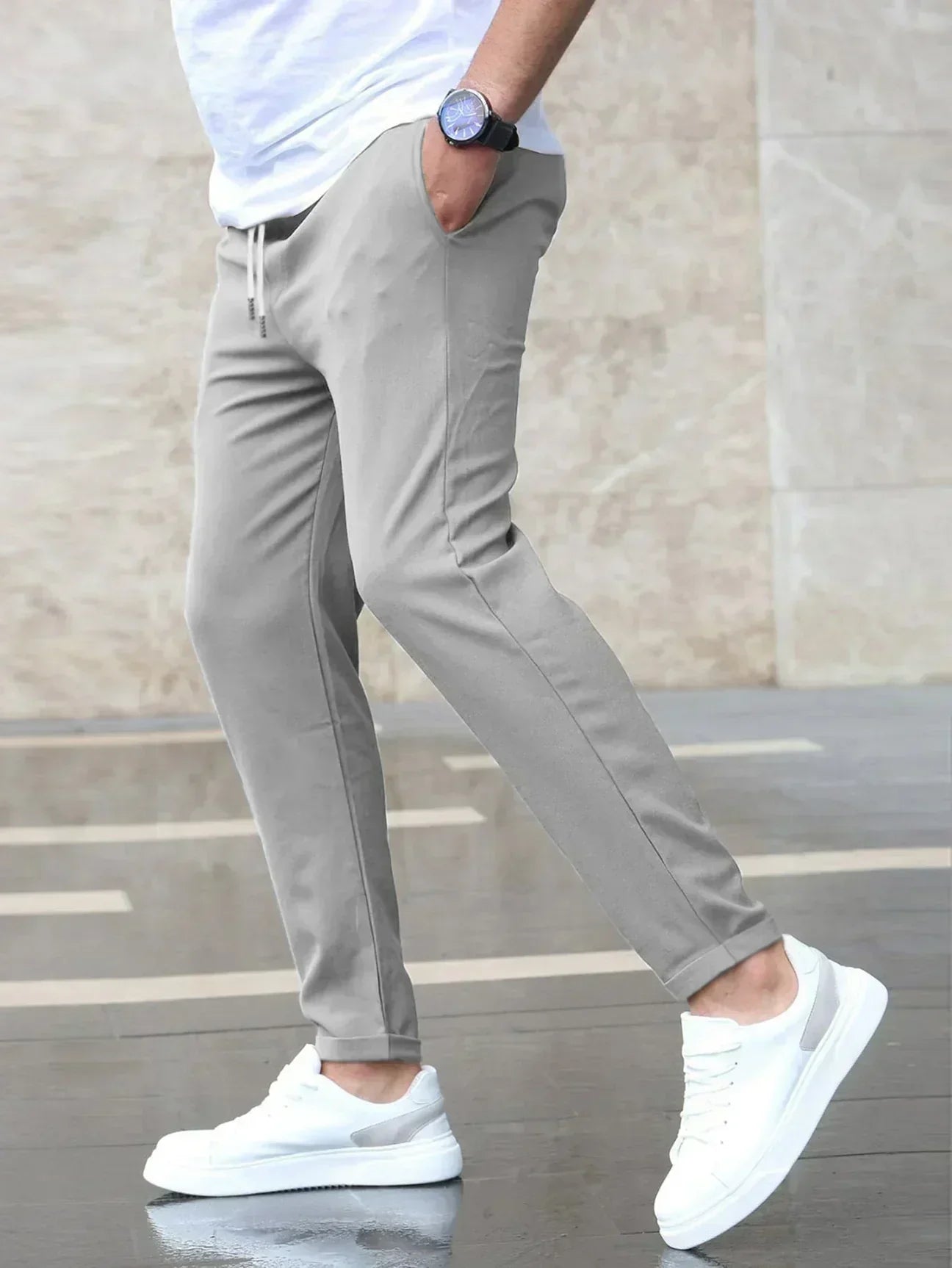 Gino | Pantalons Élastiques Élégants – Confort et Style Haut de Gamme