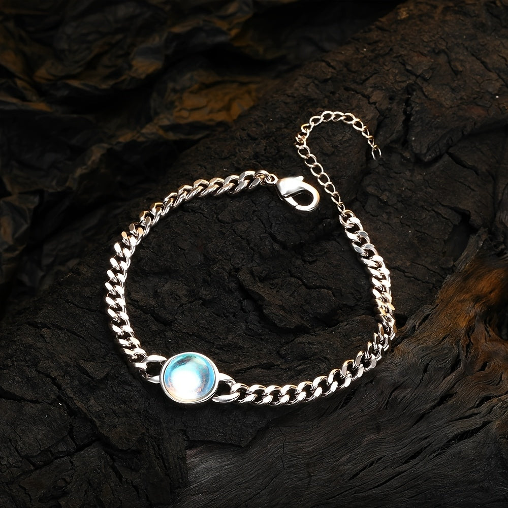 Bracelet en Pierre de Lune Voix Intérieure