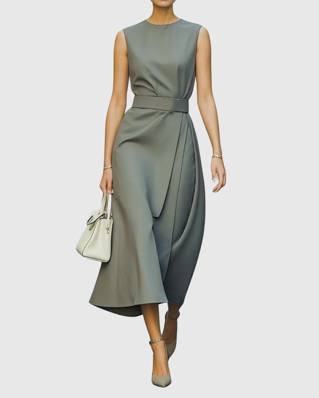 Aubrielle™ | Robe Élégante à Col Rond