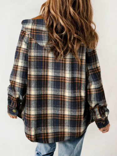 HANNAH™ - Veste à Carreaux Chic