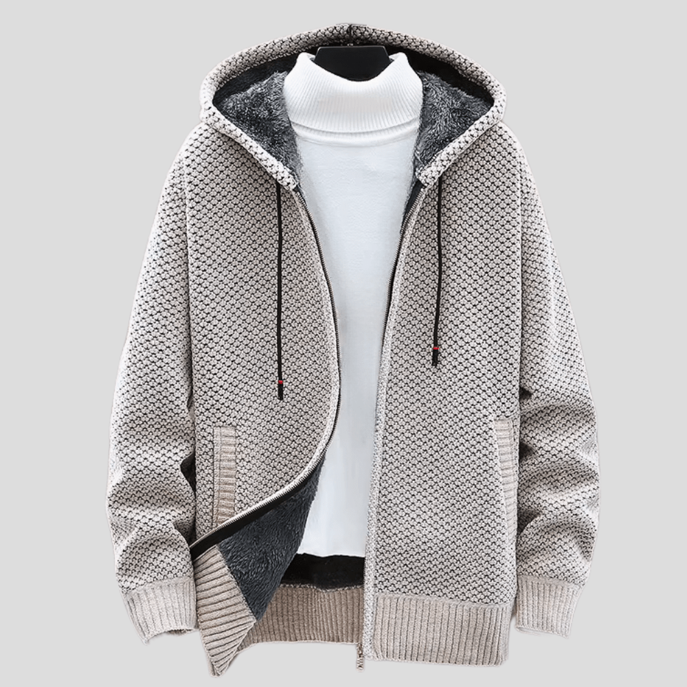 Lorent™ | Hoodie thermique en tricot premium