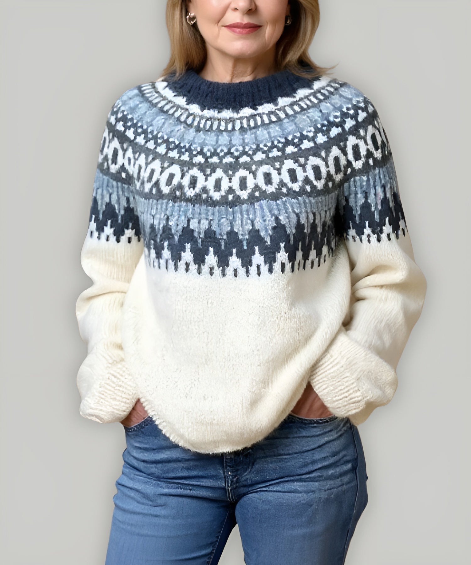 Janet | Pull Islandais Vintage