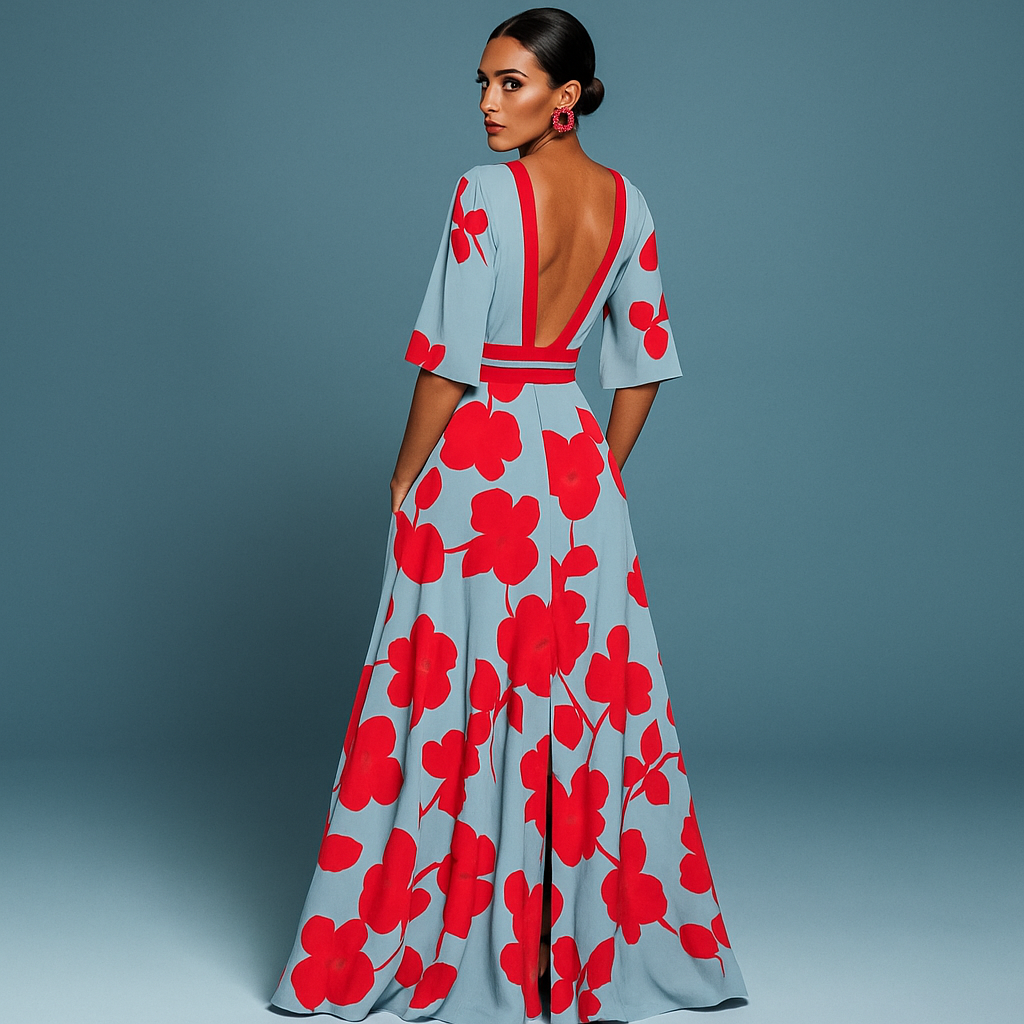 Tahlia | Robe en Viscose Élégante