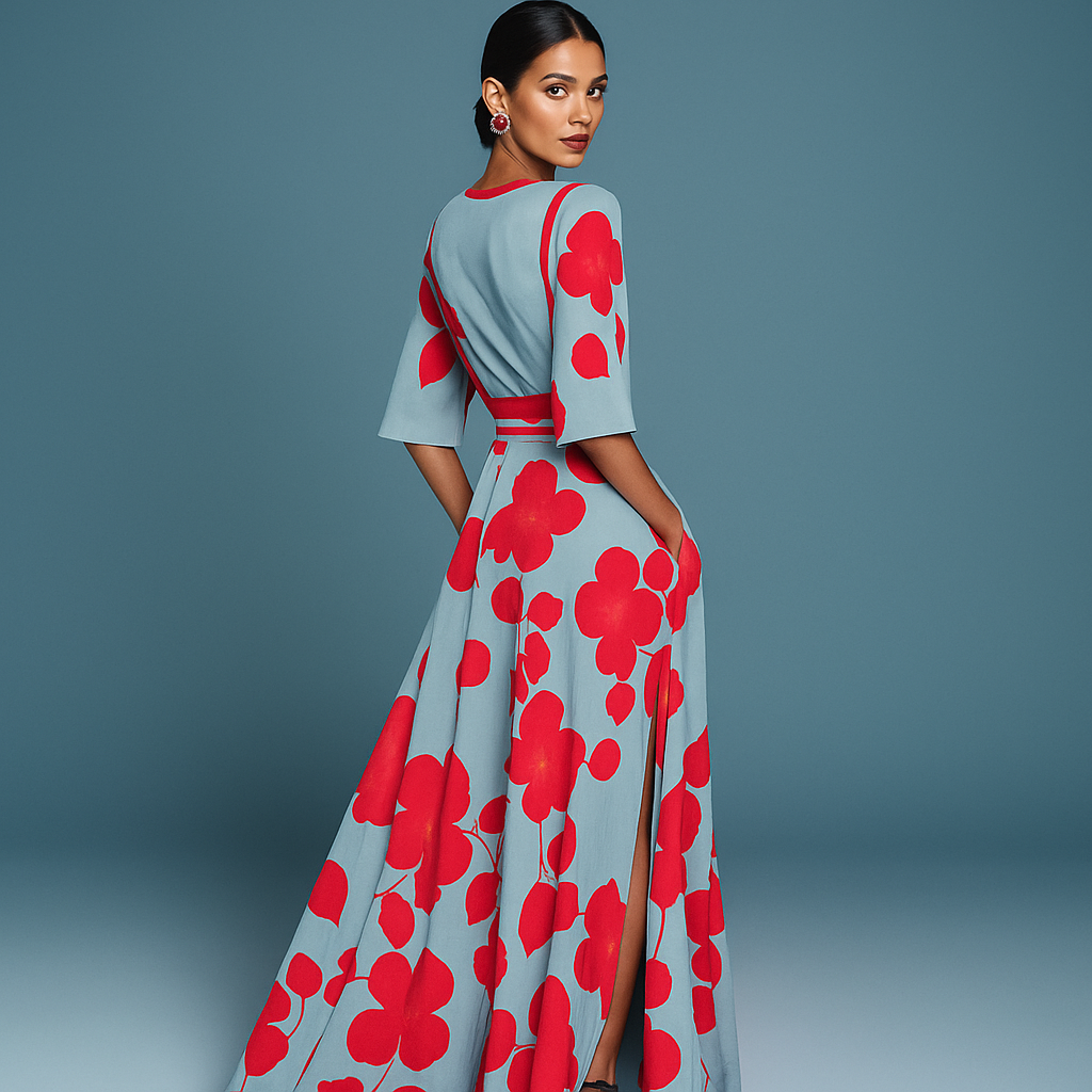 Tahlia | Robe en Viscose Élégante