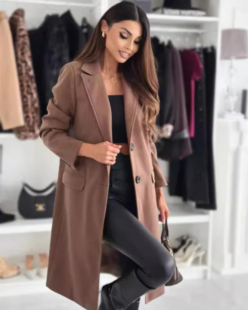 ALICE™ - Manteau Long Sophistiqué