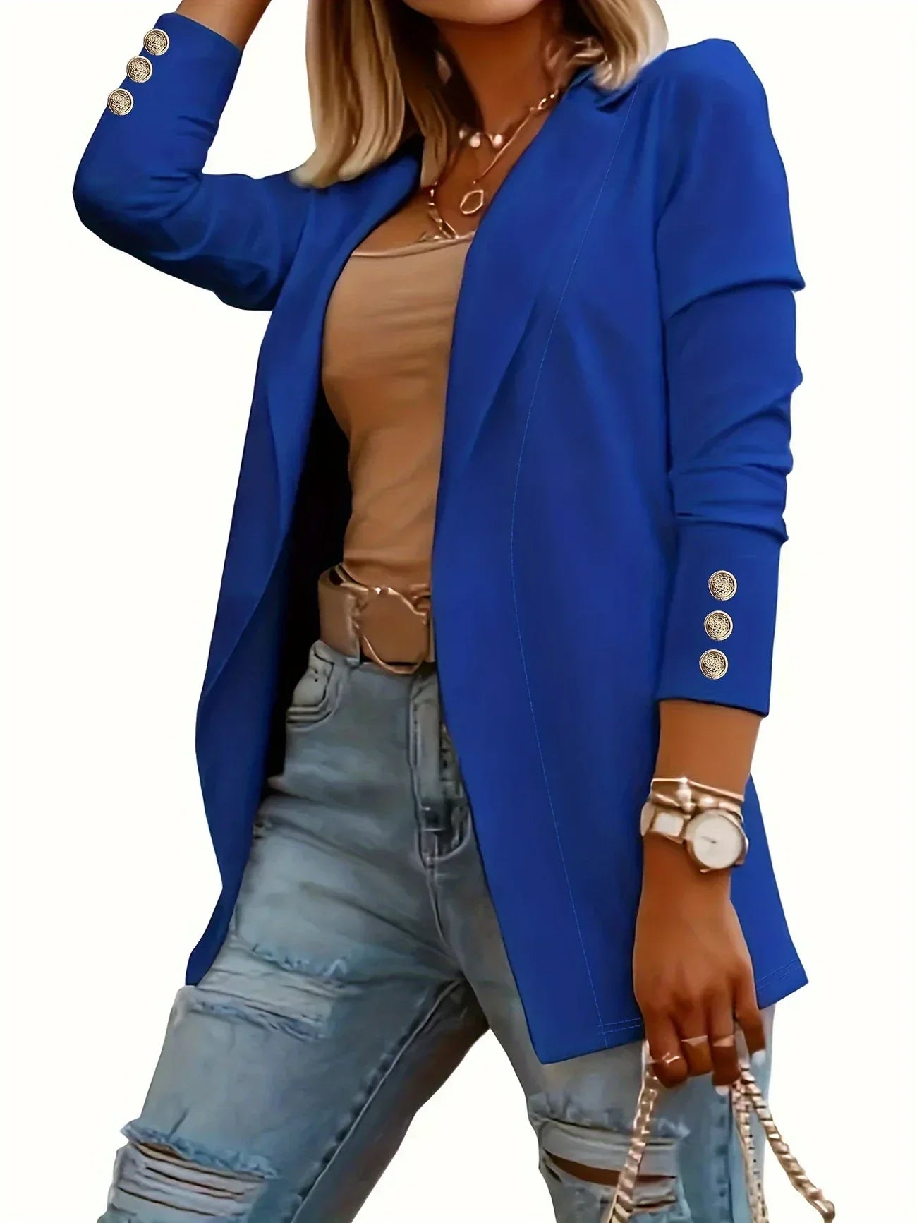 EMMA™ - Veste Chic à Devant Ouvert