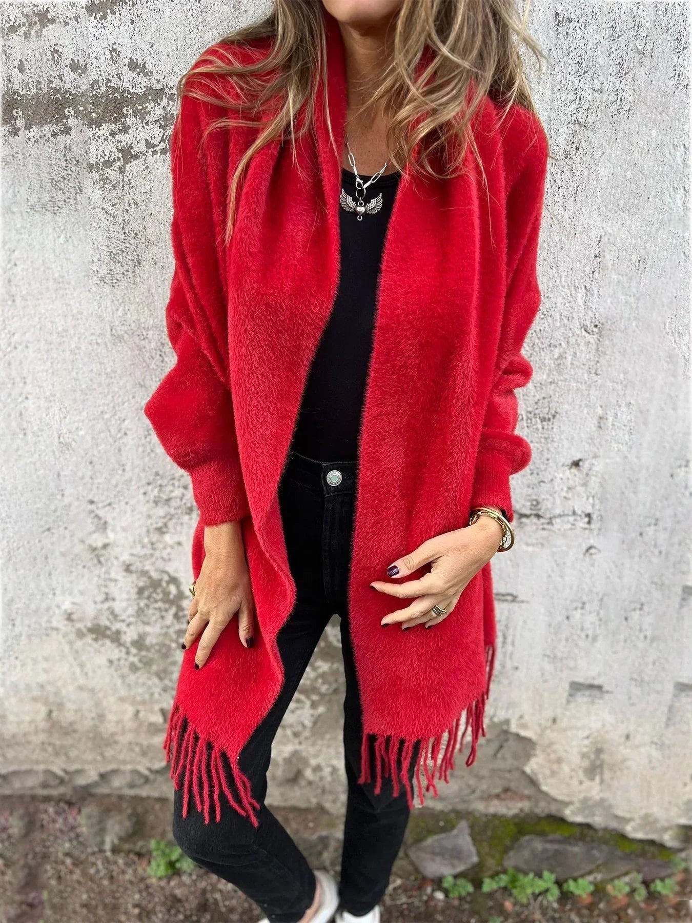 AOIBHE™ - Cardigan Drapeau Élégant