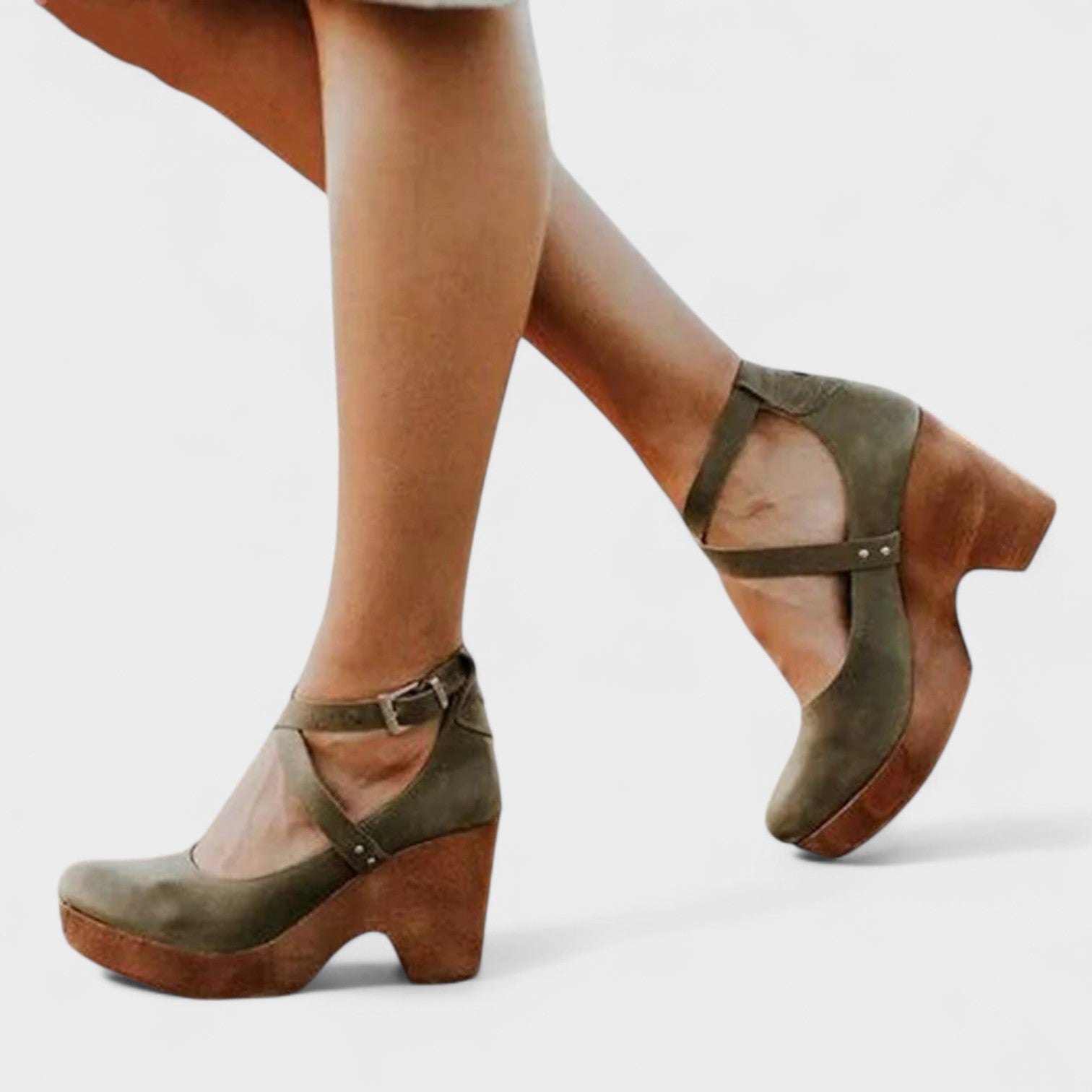 ELARU™ – Sandales Wedge Confort Classique