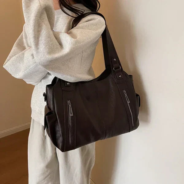 NOEMIE™ - Sac fourre-tout en cuir classique