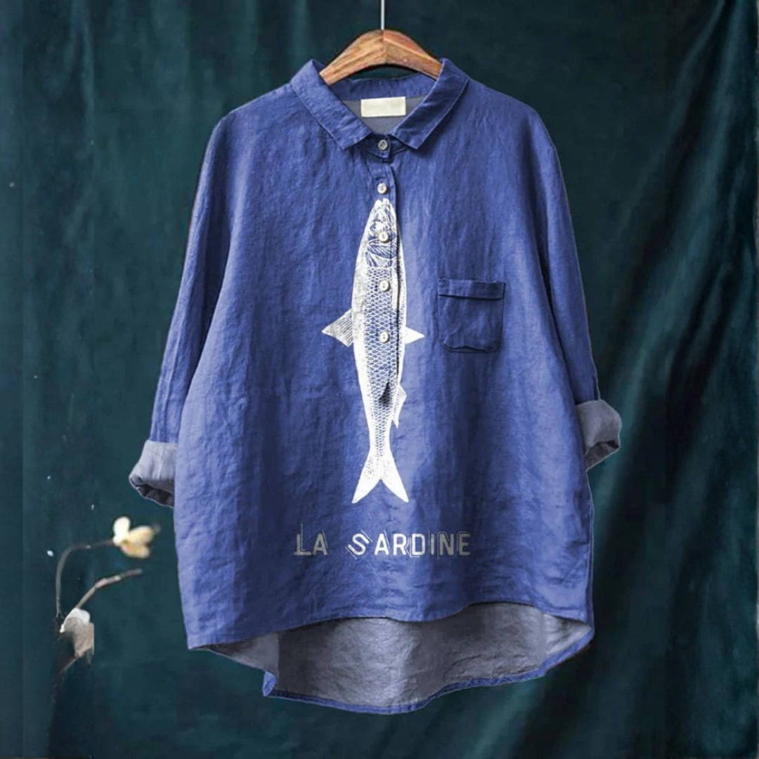 Lily | T-shirt avec Imprimé Sardine