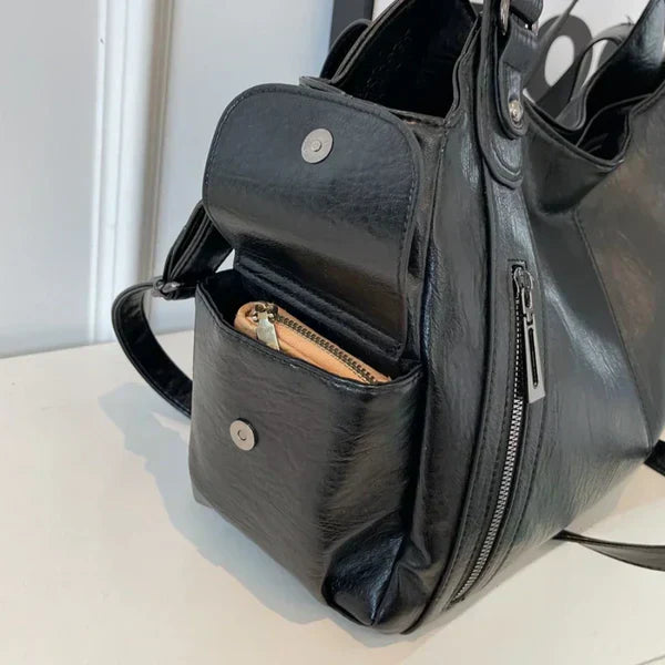 NOEMIE™ - Sac fourre-tout en cuir classique
