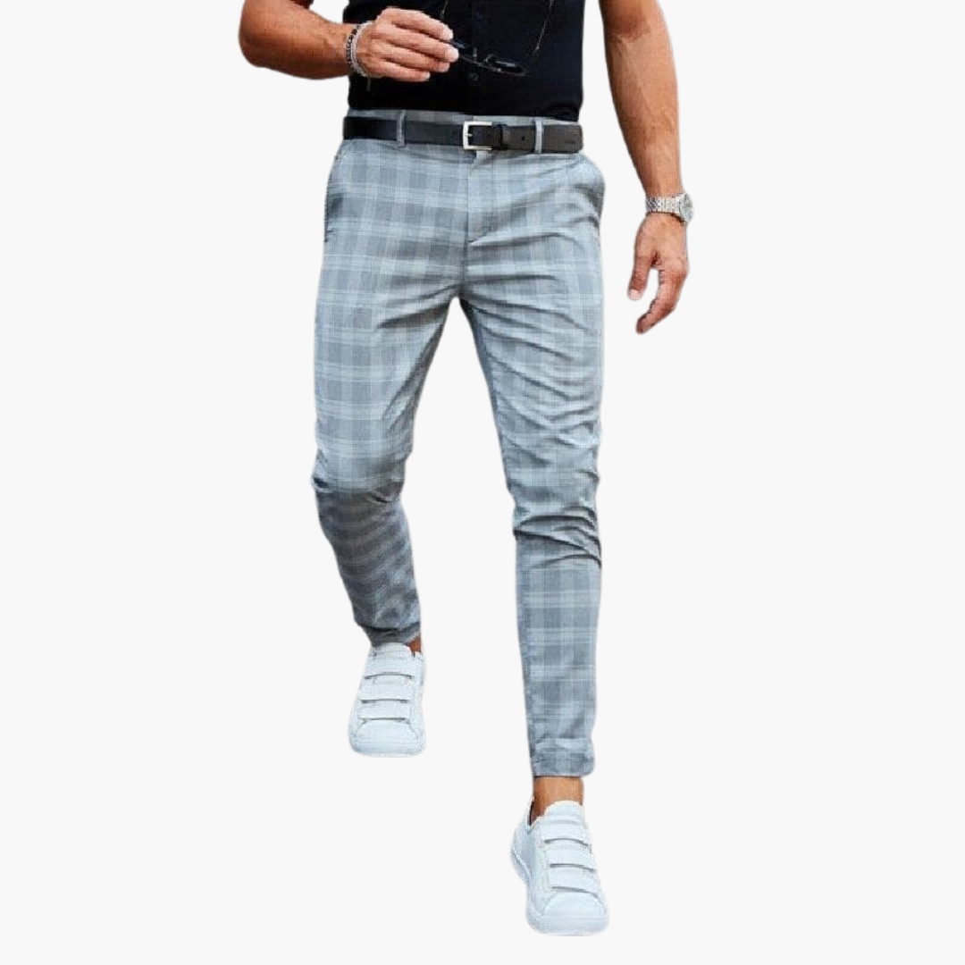 Roy | Pantalon Chino à Carreaux pour Homme