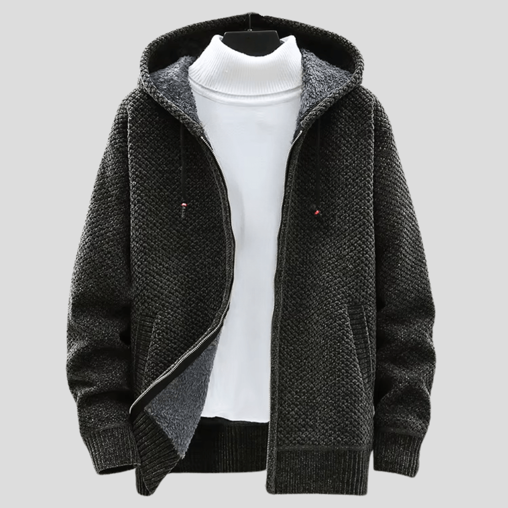 Lorent™ | Hoodie thermique en tricot premium
