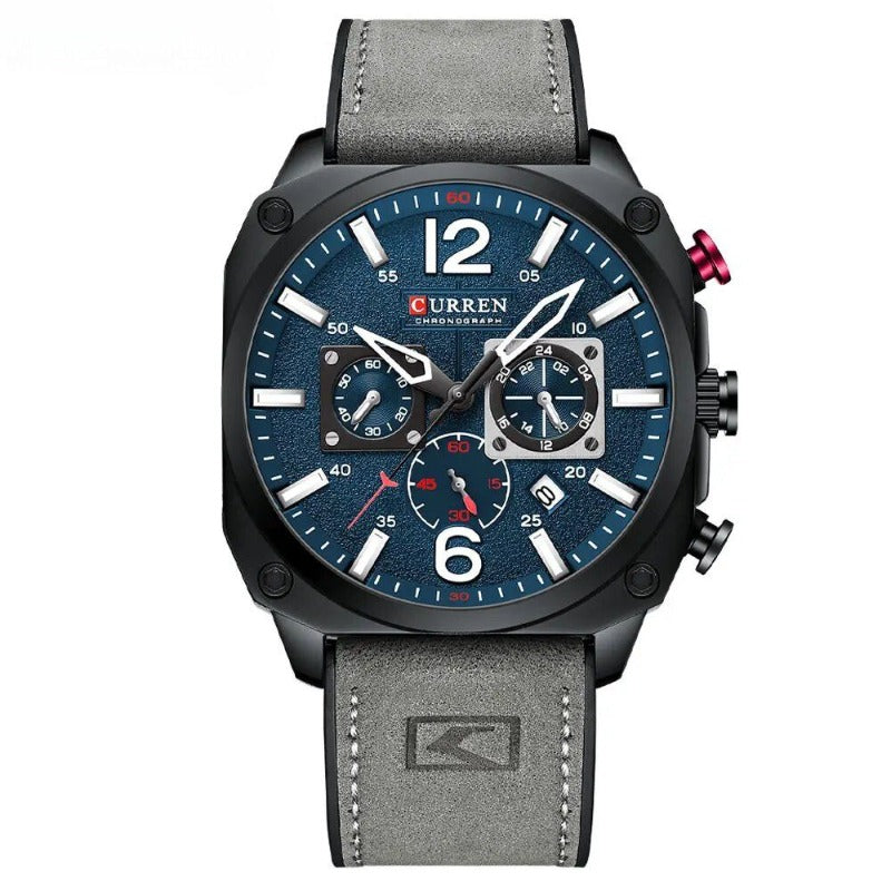 Montre Quartz en Cuir d'Affaires™ - Olsen & Olsen
