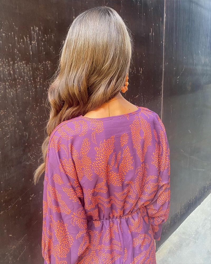 Leya | Robe Élégante Imprimée