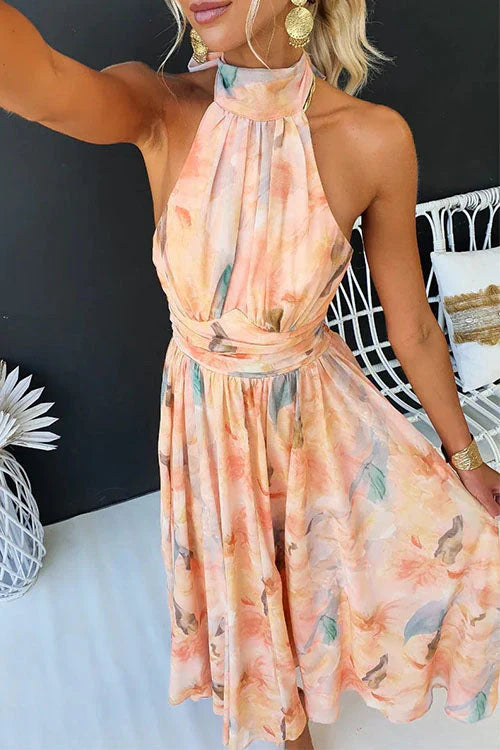 Sari™ | Robe Maxi Aquarelle