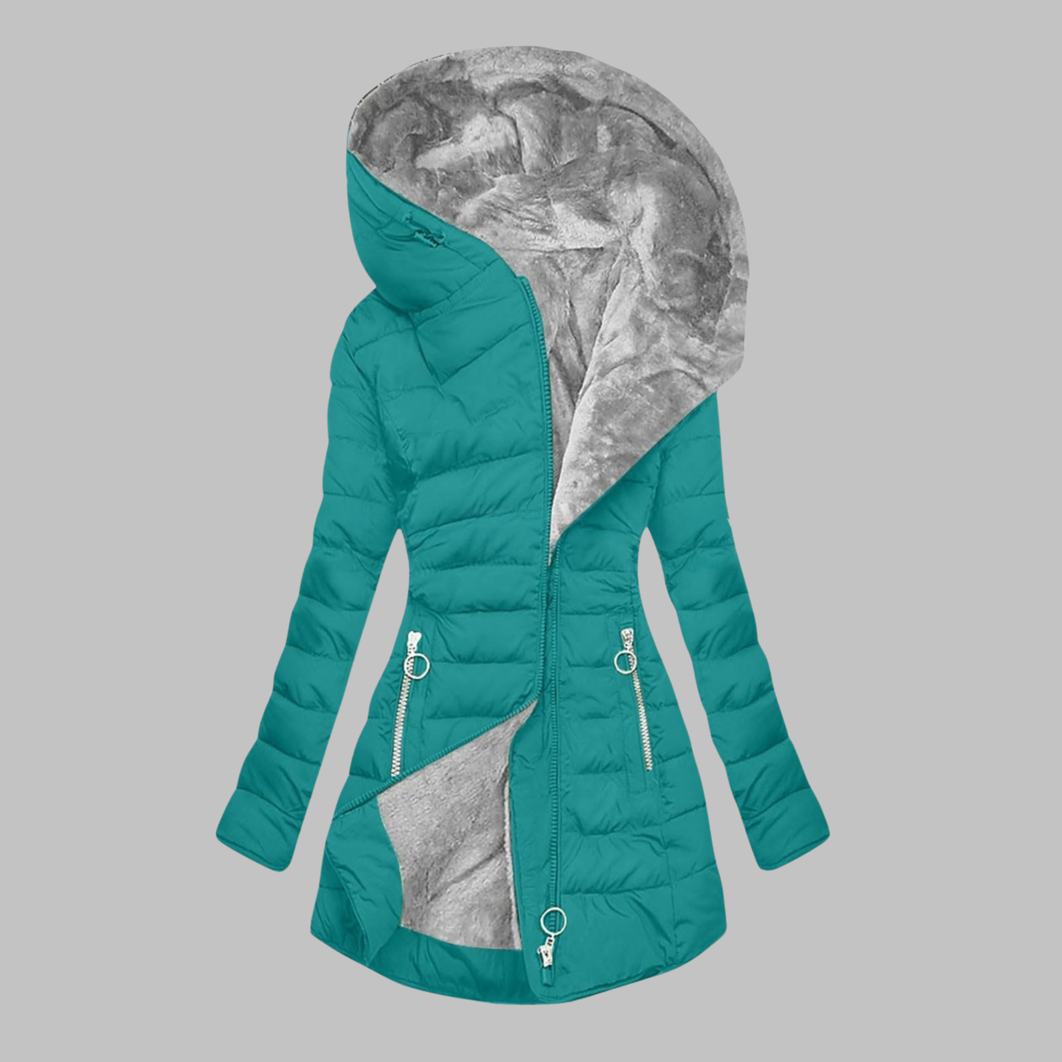 YENGE™ - Veste à capuche décontractée slim fit à manches longues