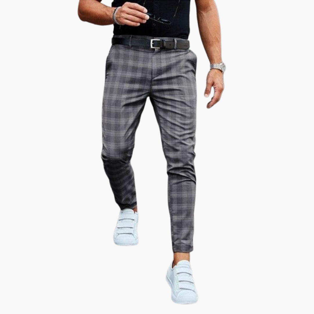 Roy | Pantalon Chino à Carreaux pour Homme