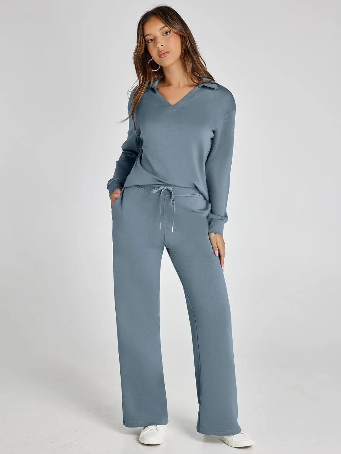 RENÉE™ - Ensemble Minimaliste Douillet en Deux Pièces