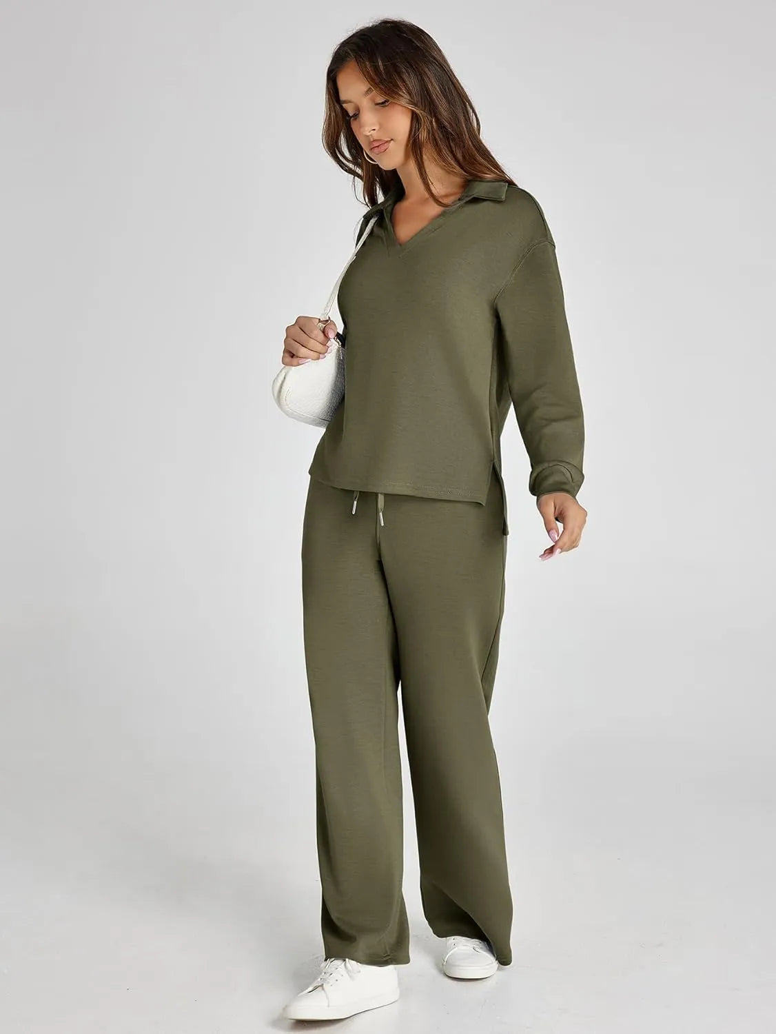 RENÉE™ - Ensemble Minimaliste Douillet en Deux Pièces