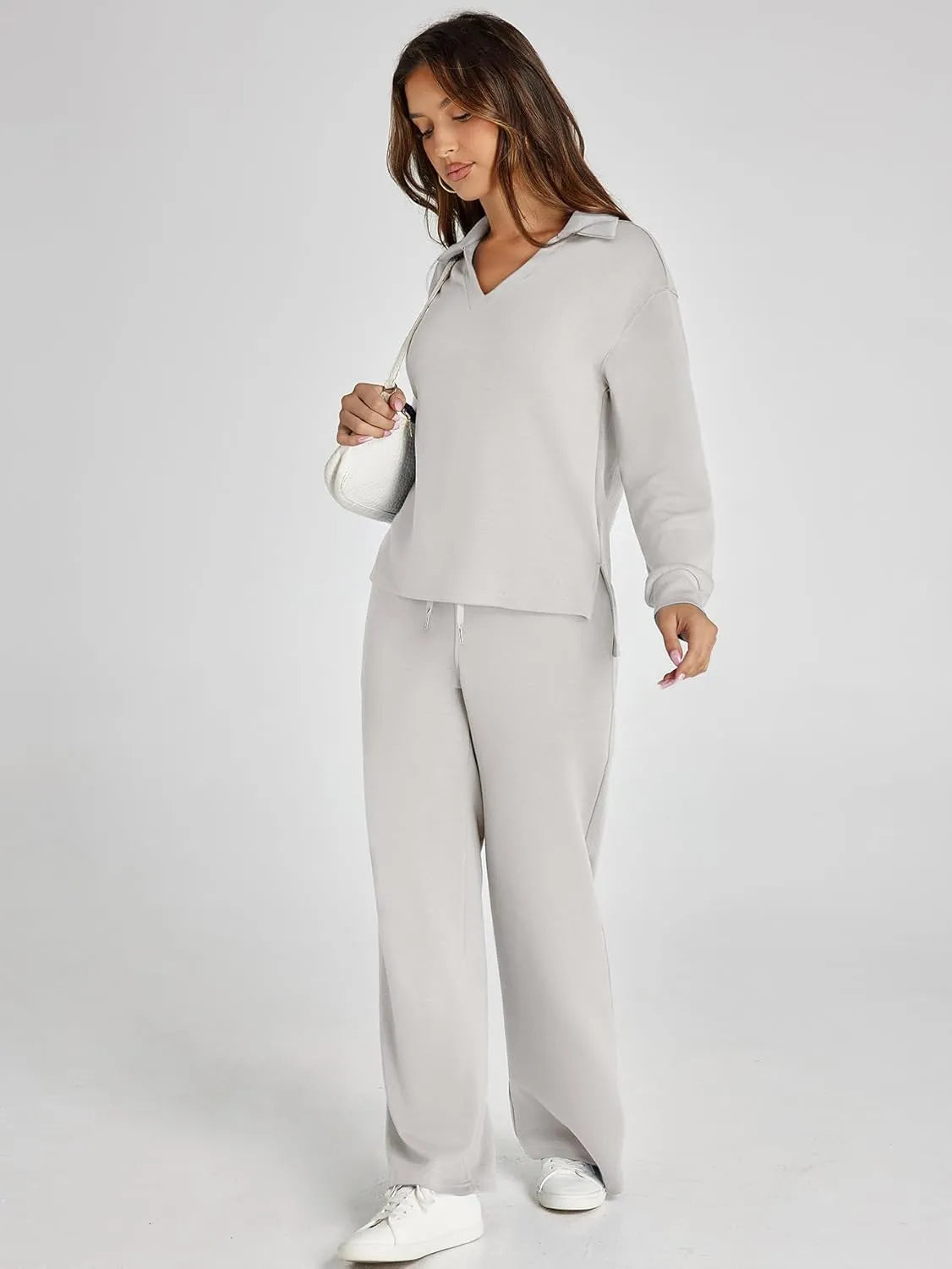 RENÉE™ - Ensemble Minimaliste Douillet en Deux Pièces
