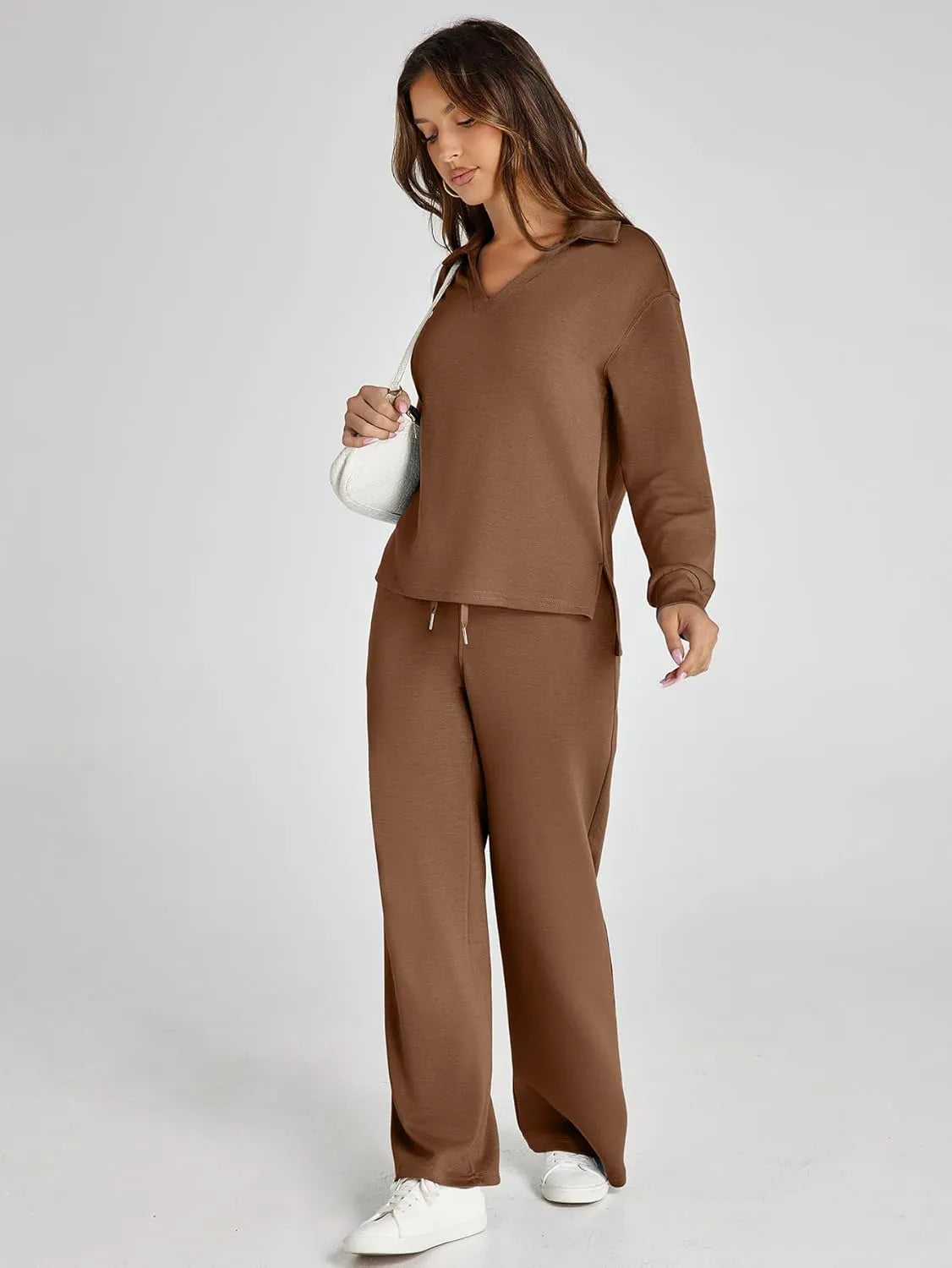 RENÉE™ - Ensemble Minimaliste Douillet en Deux Pièces