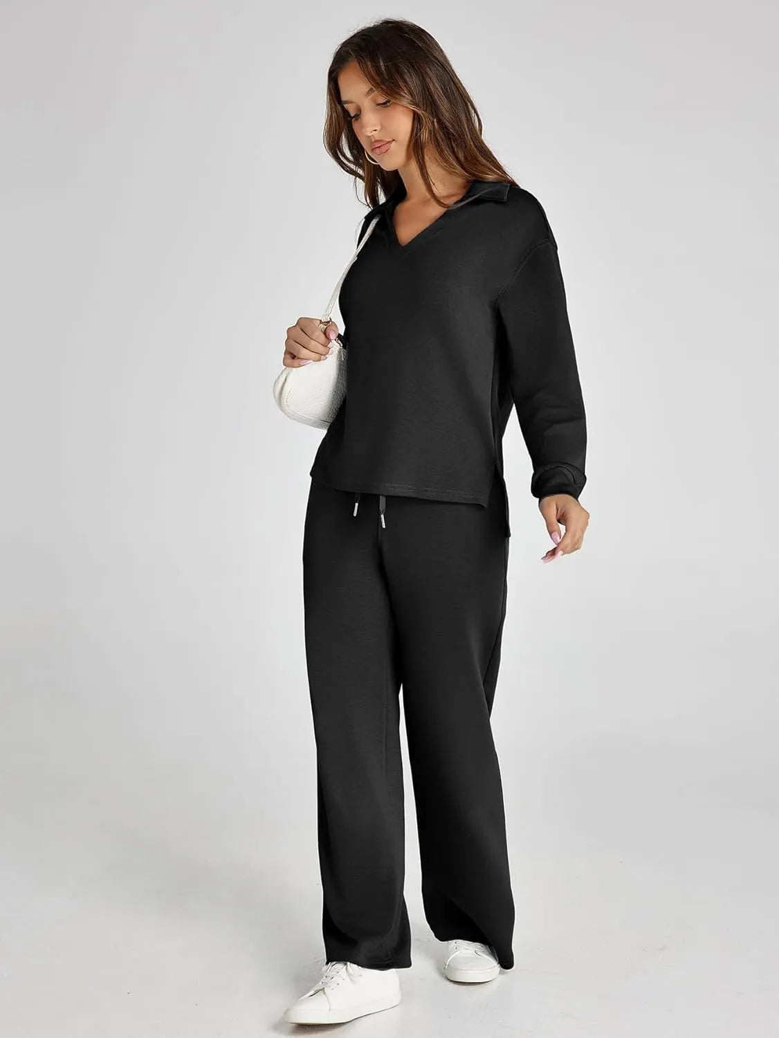 RENÉE™ - Ensemble Minimaliste Douillet en Deux Pièces