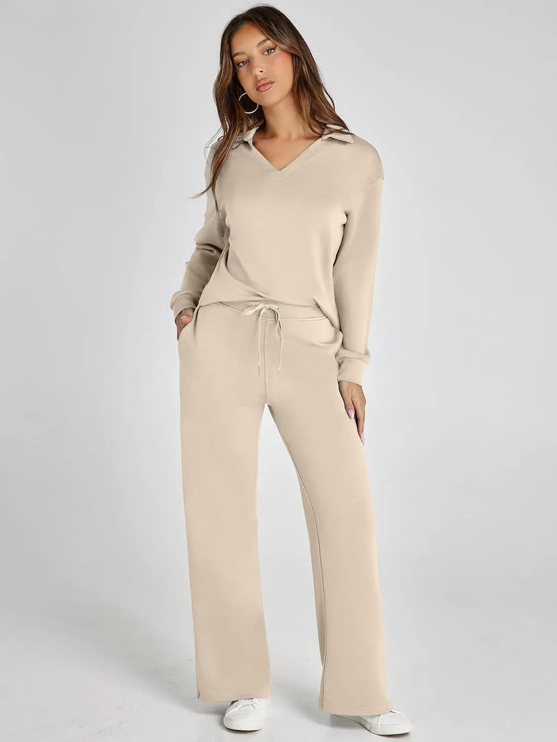 RENÉE™ - Ensemble Minimaliste Douillet en Deux Pièces