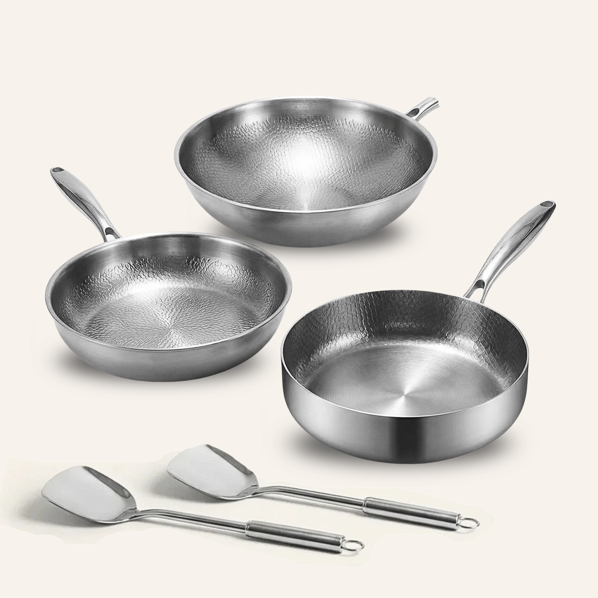 Ensemble de Casseroles en Titane Smith Pro