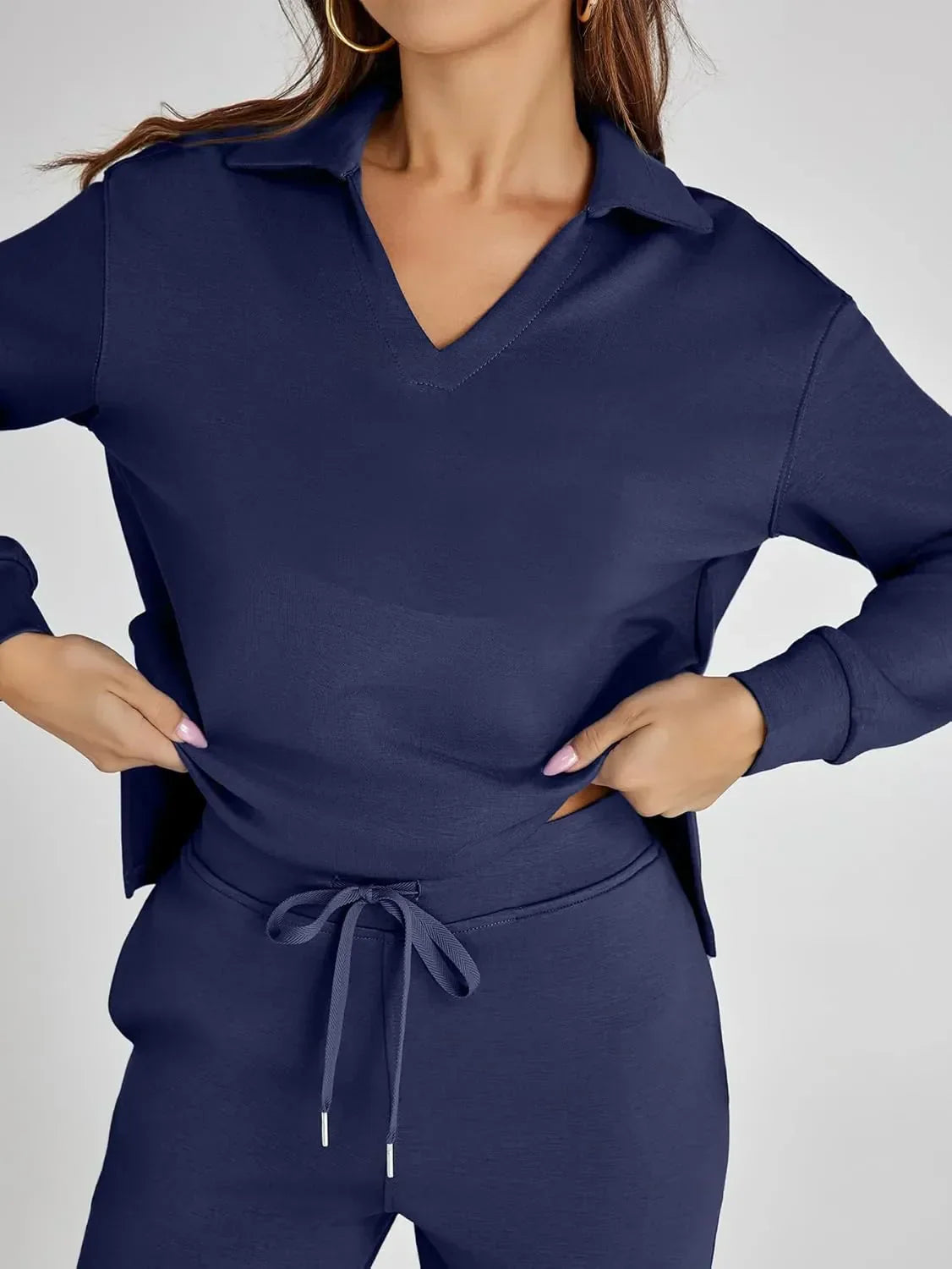 RENÉE™ - Ensemble Minimaliste Douillet en Deux Pièces