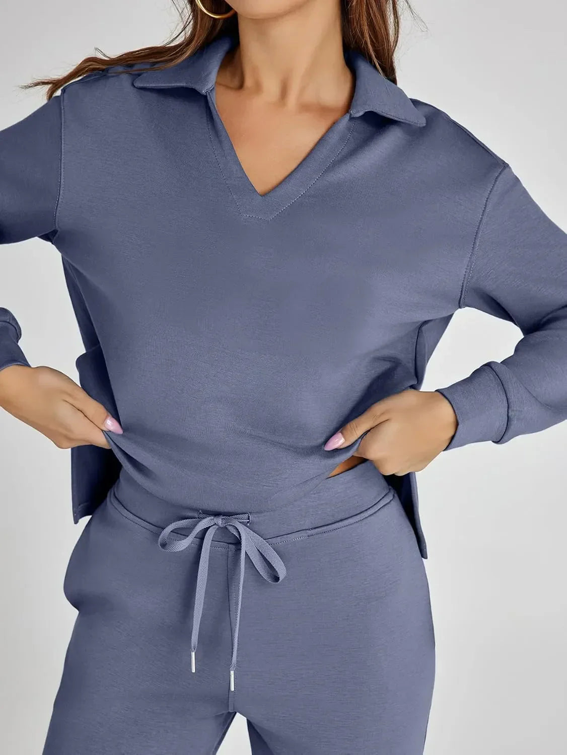 RENÉE™ - Ensemble Minimaliste Douillet en Deux Pièces