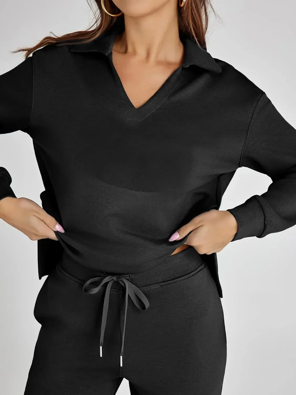 RENÉE™ - Ensemble Minimaliste Douillet en Deux Pièces