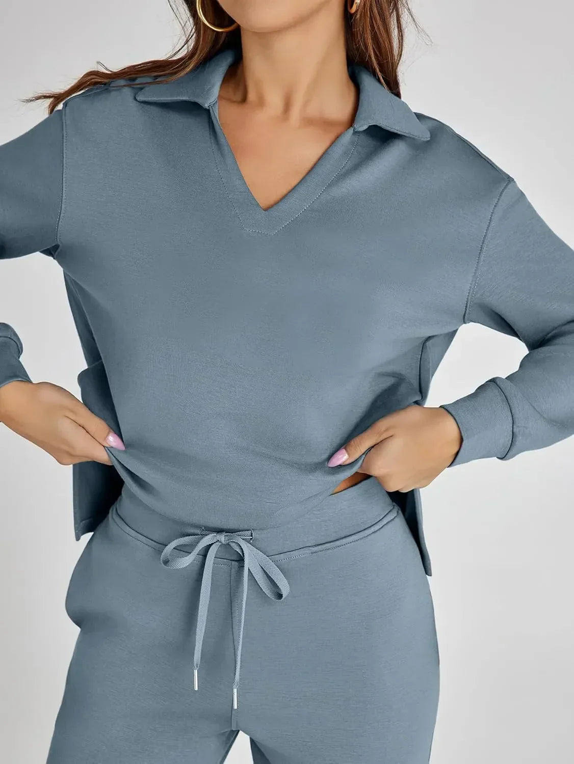 RENÉE™ - Ensemble Minimaliste Douillet en Deux Pièces