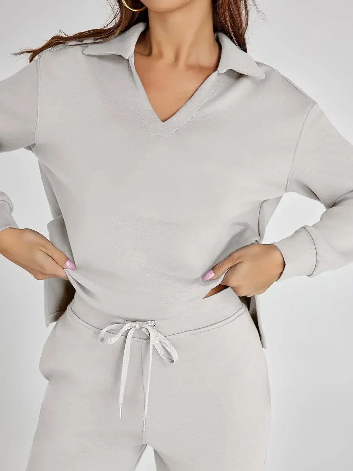RENÉE™ - Ensemble Minimaliste Douillet en Deux Pièces