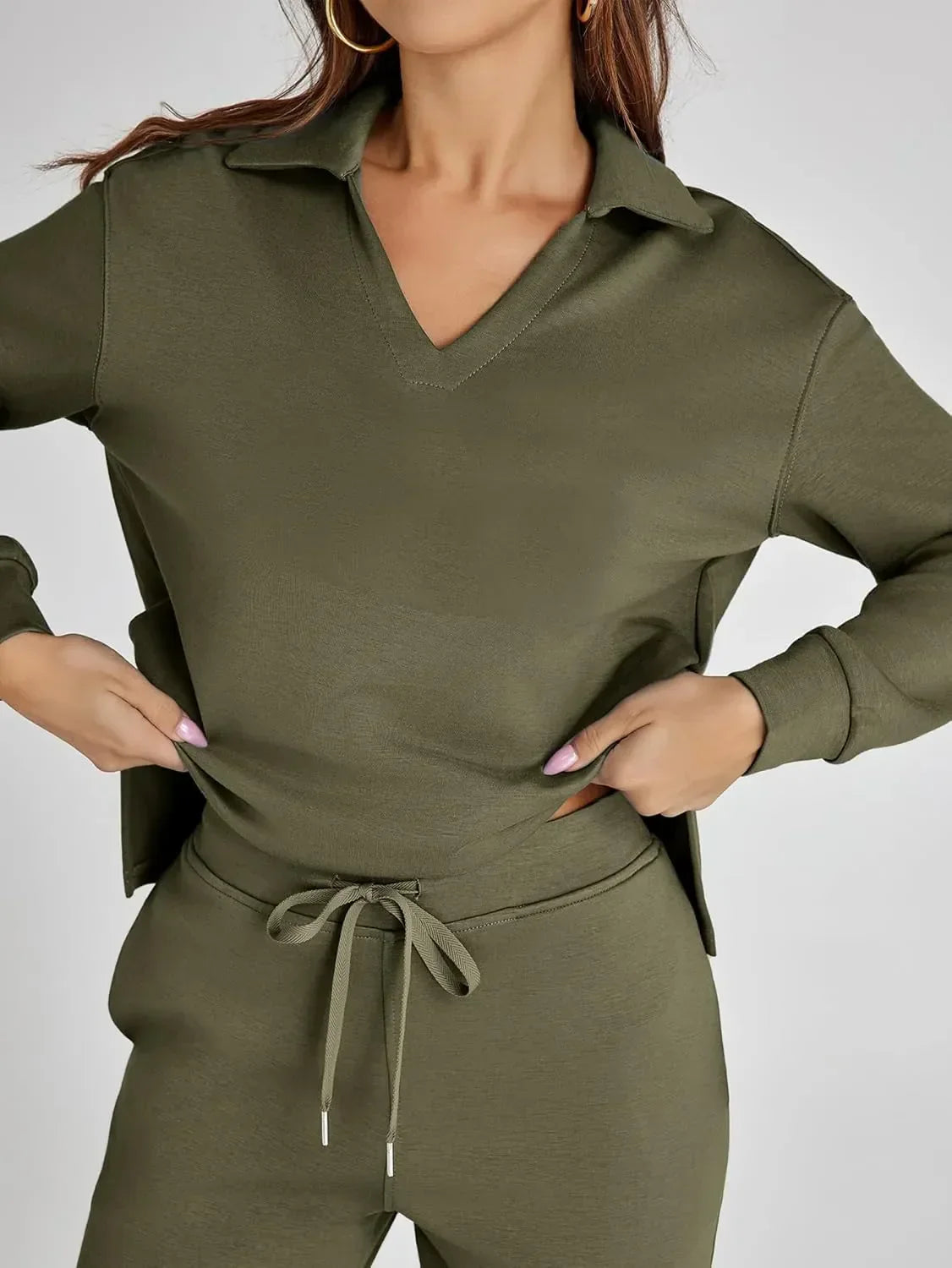 RENÉE™ - Ensemble Minimaliste Douillet en Deux Pièces