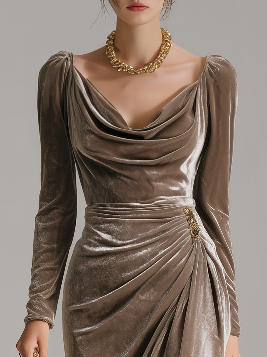 Sylvana | Robe Midi Élégante