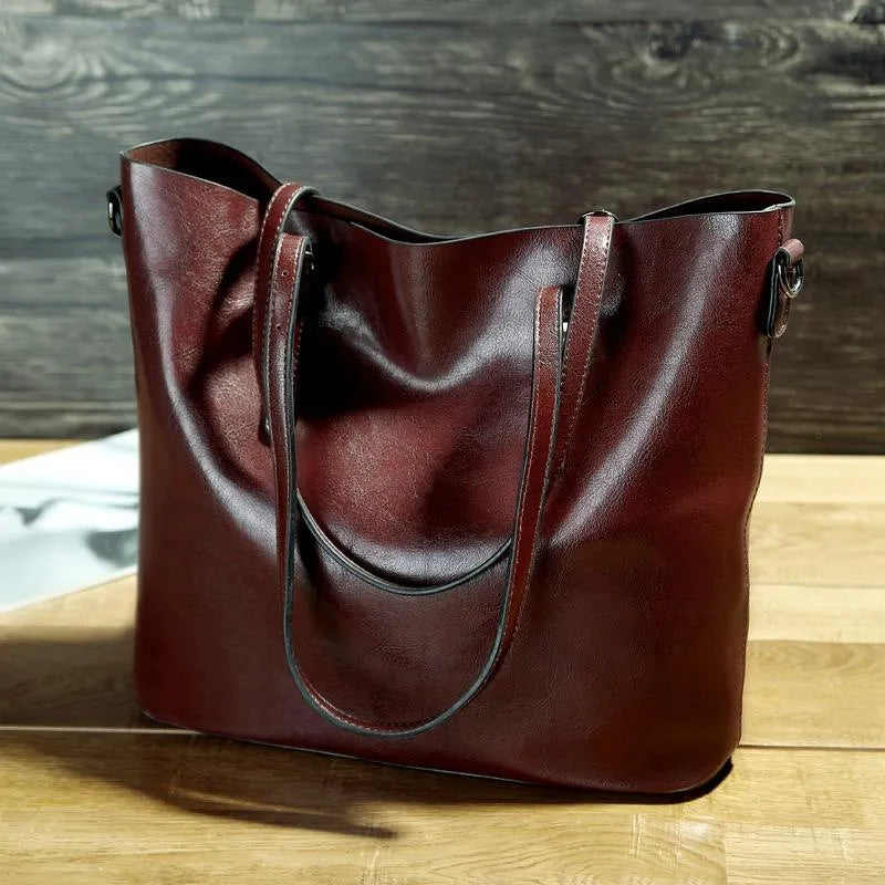 Nicole - Vintage Leather Crossbody Bag