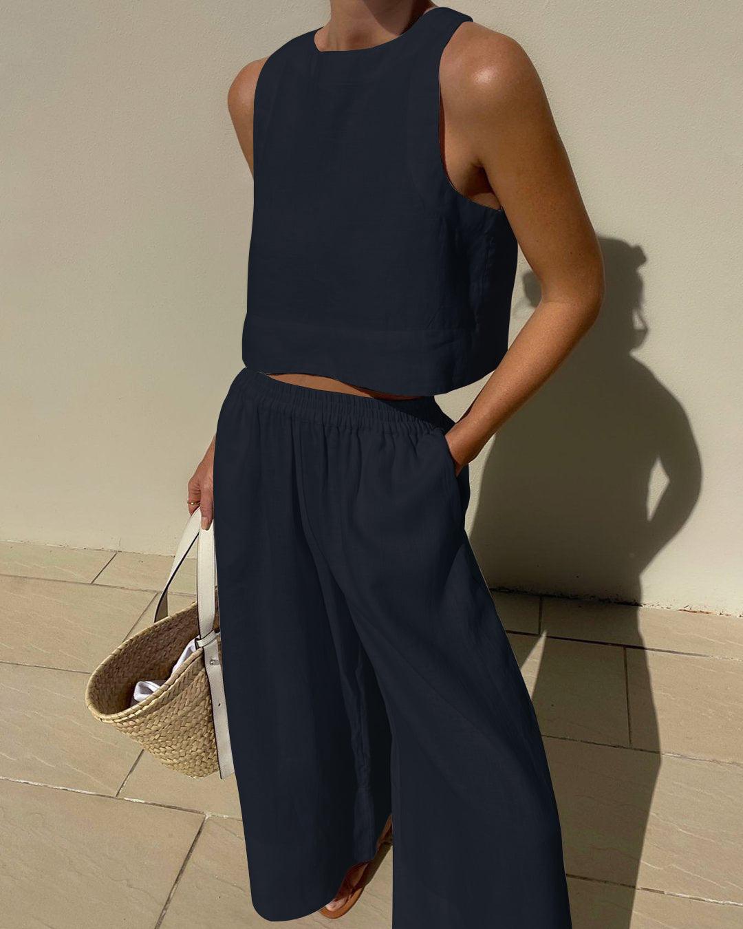 Isola™ | Sleeveless Two-Piece Set