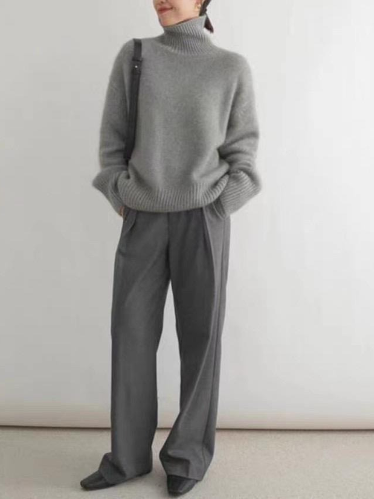 PULL COL ROLÉ NELE LUXE