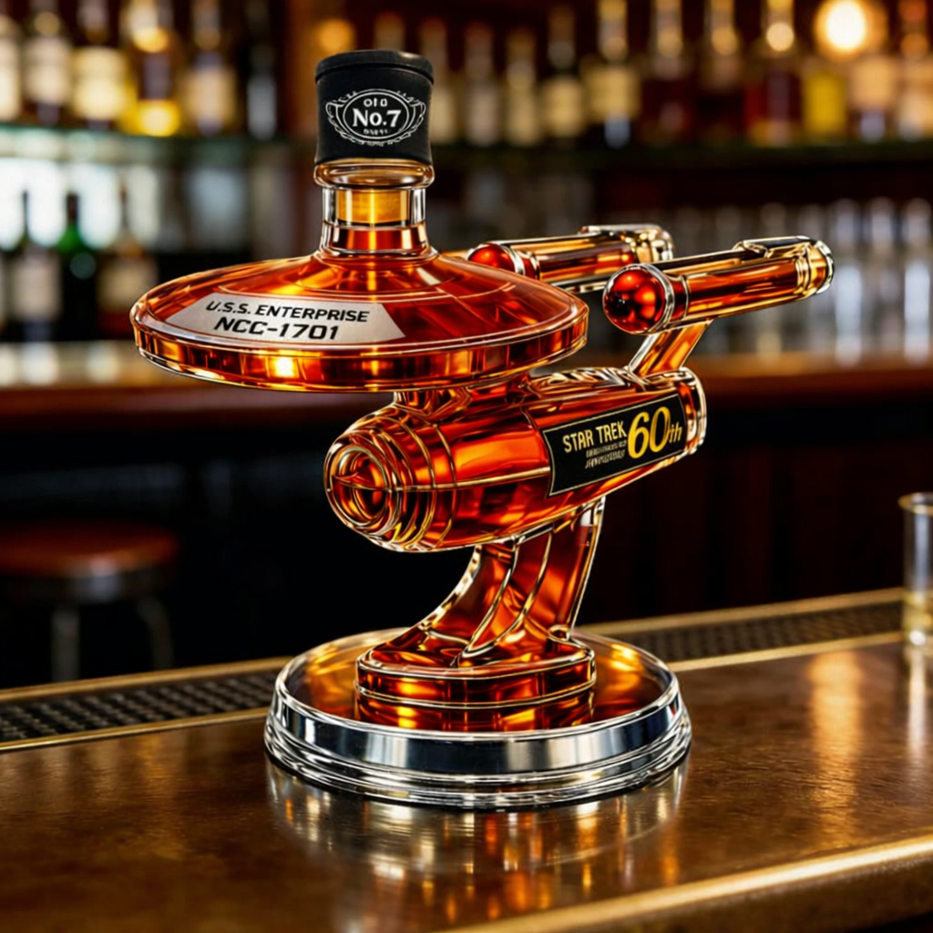 60e Anniversaire de l'USS Enterprise - Carafe à Whisky