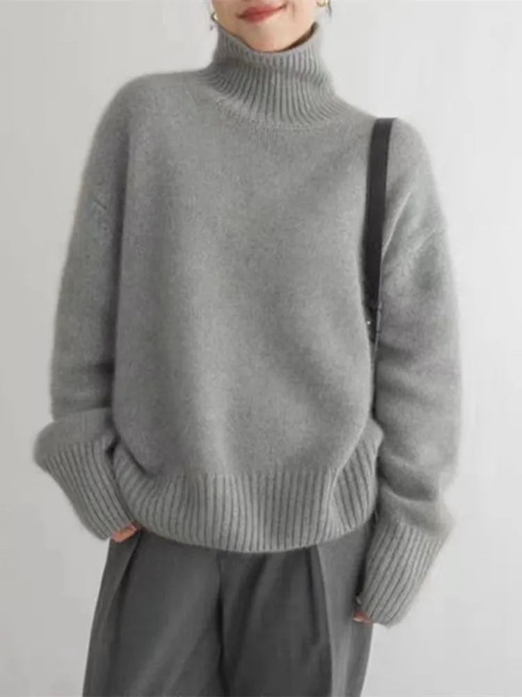 MARIANNE™ | Pull Col Roulé Luxe