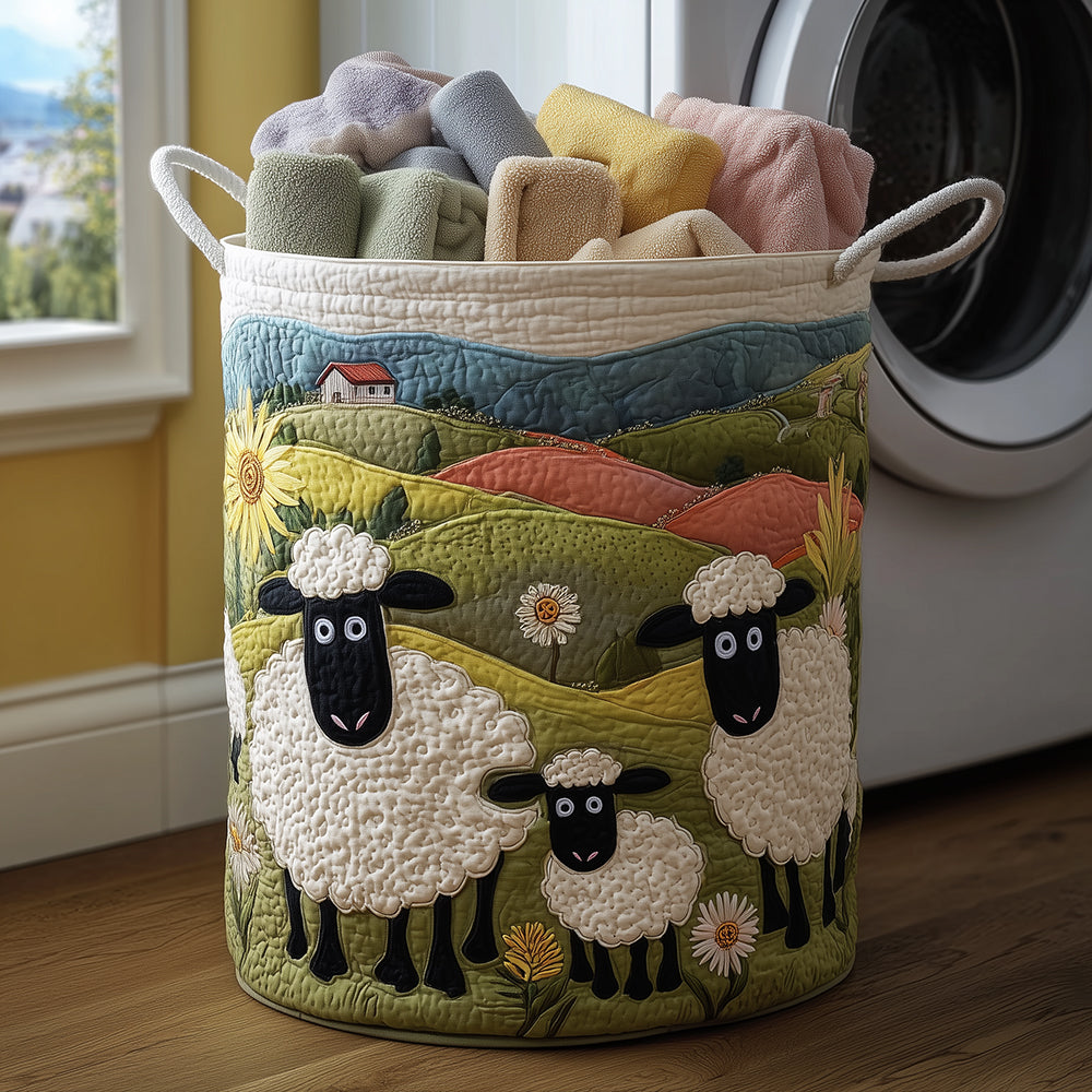 Panier à Linge Douillet en Laine