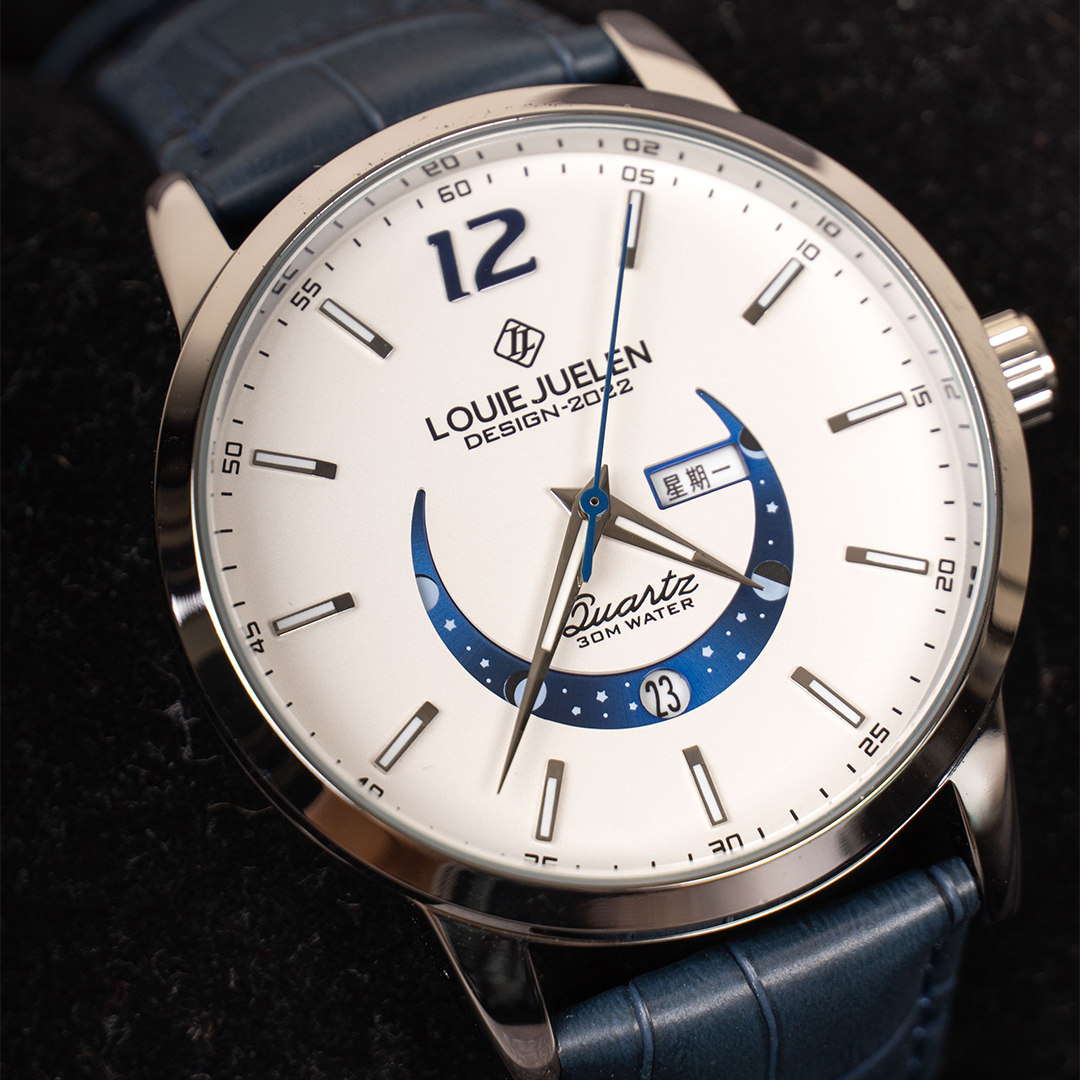 Montre Élegante Luminous Moon Phase™