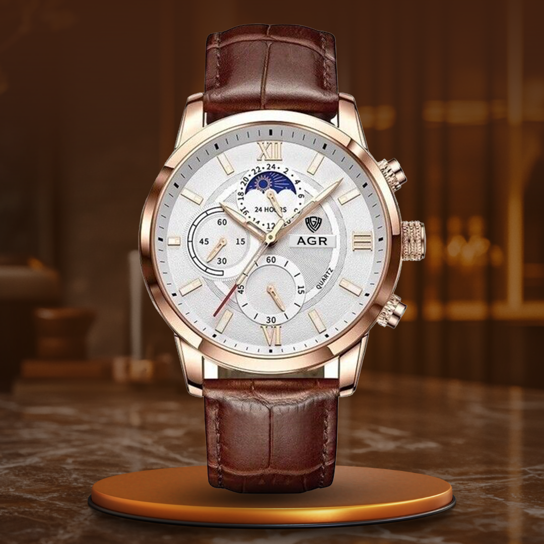 Montre Quartz en Cuir de Luxe™ - Olsen & Olsen