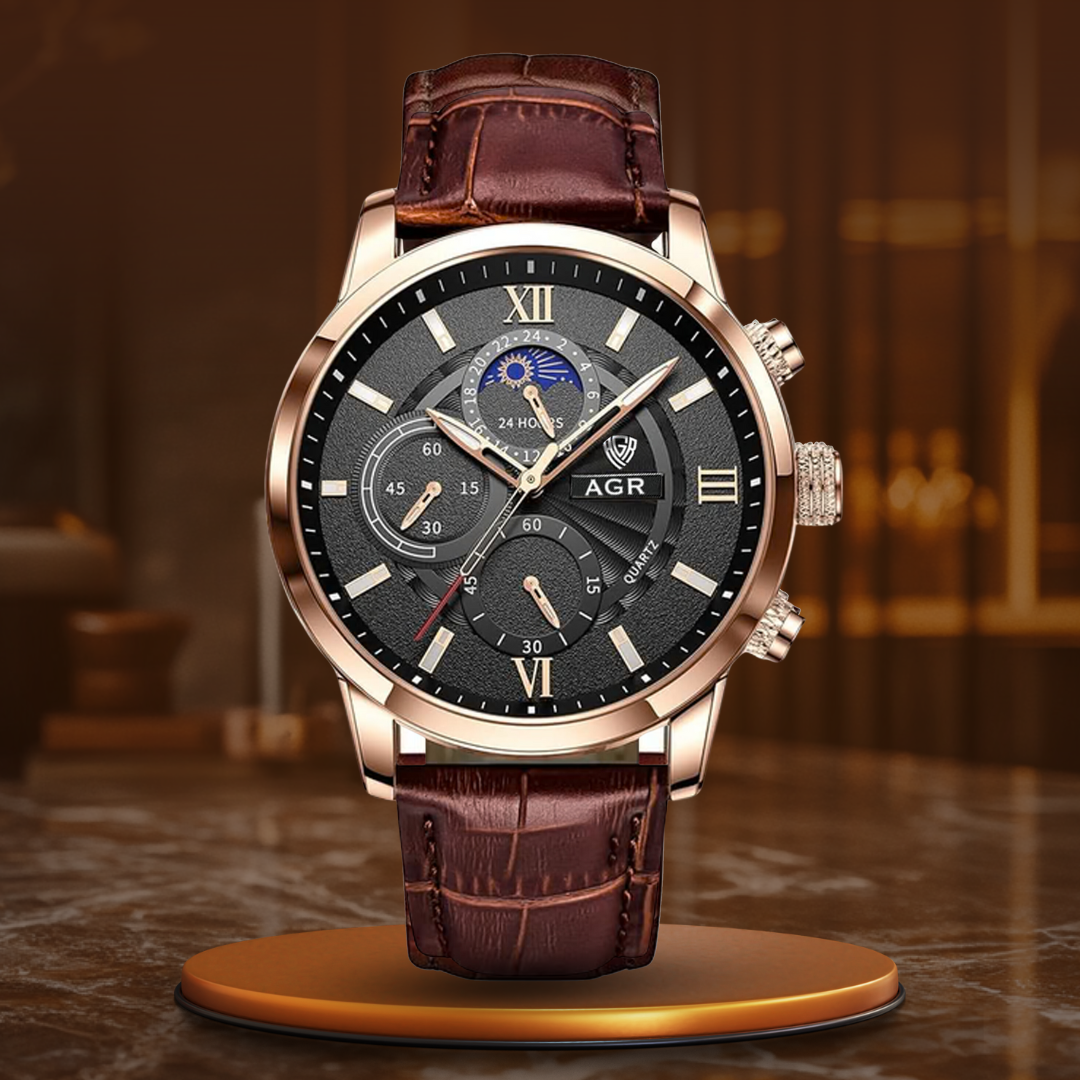 Montre Quartz en Cuir de Luxe™ - Olsen & Olsen