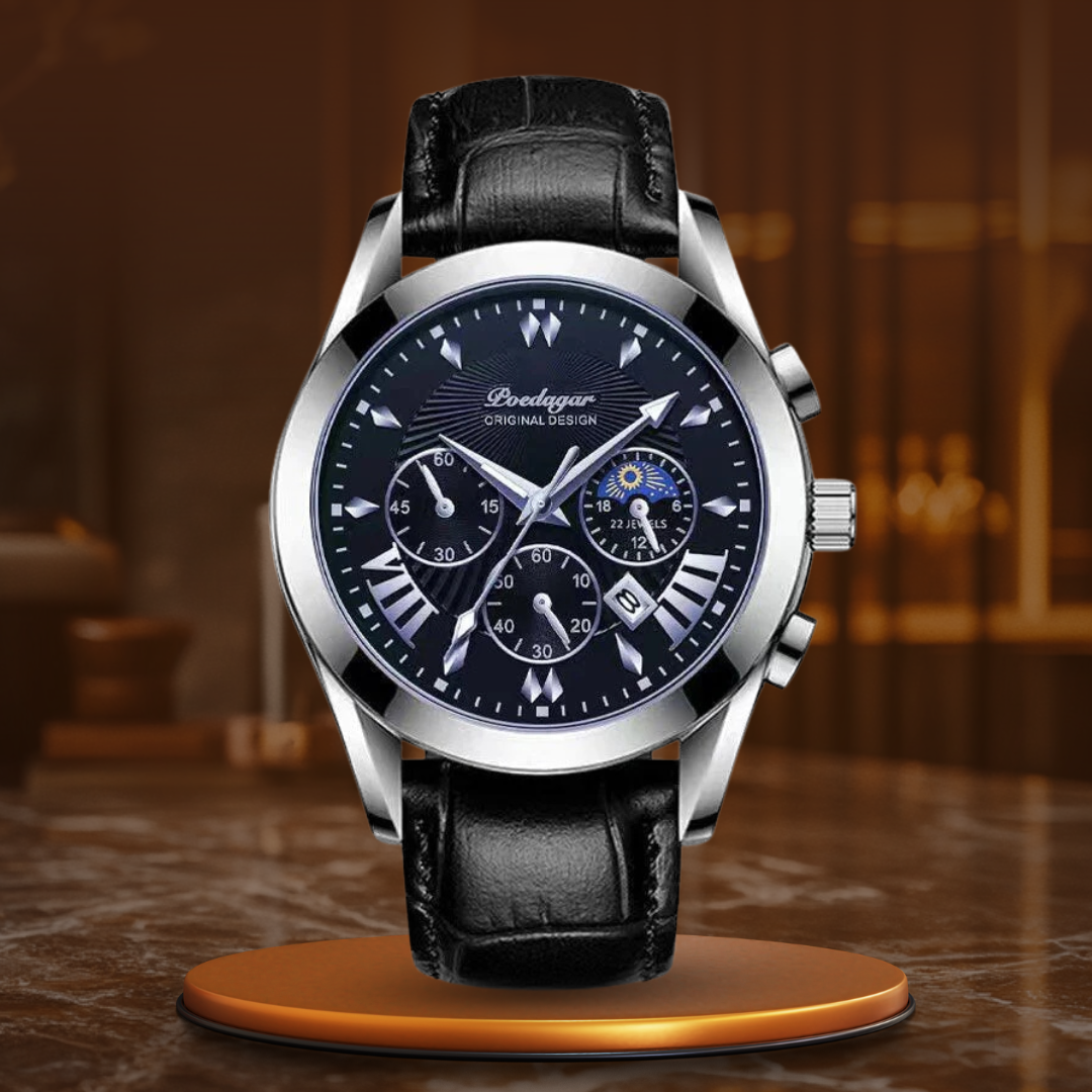 Montre en Cuir de Luxe Élégante™ - Olsen & Olsen