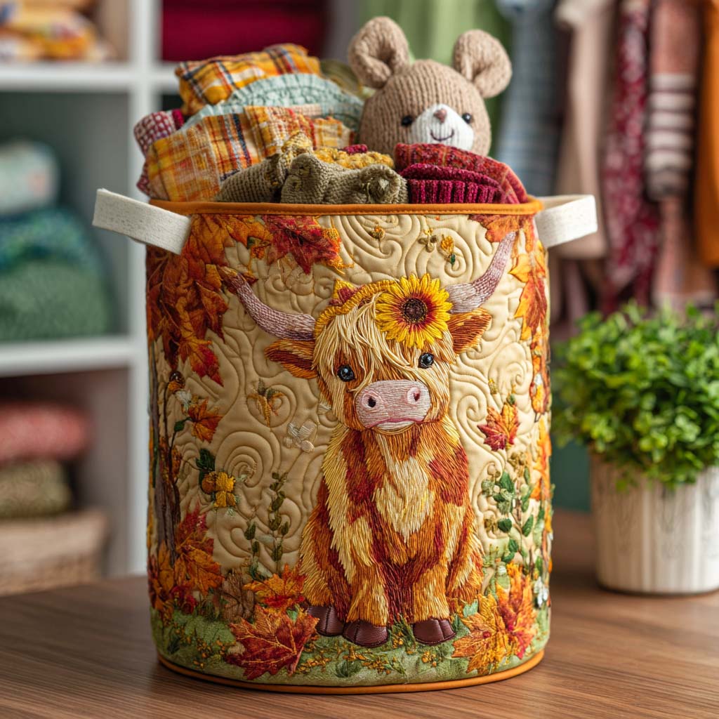 Panier à Linge de Prairie Écossaise